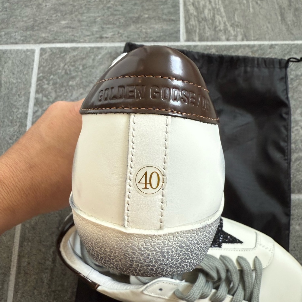 Source Unknown White and Black Star Sneakers - Picture 3 of 3